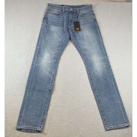Frye Harrison Womens Sz 30 Slim Straight Jeans Medium Wash - Picture 1 of 13